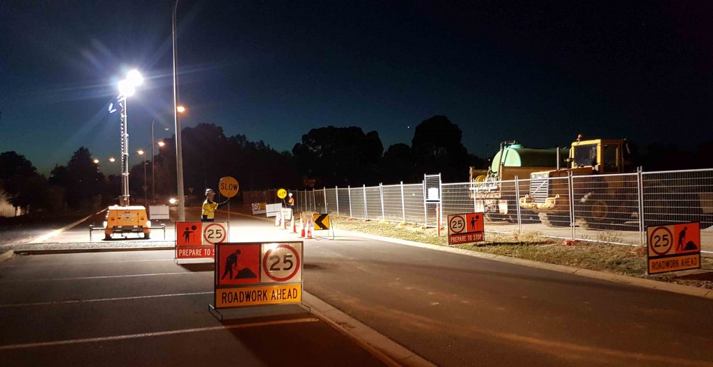 Traffic Control at Night